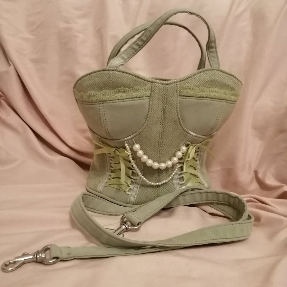 🇨🇦 Vintage Y2K Corset Purse, NWT, Handbag or Crossbody Style